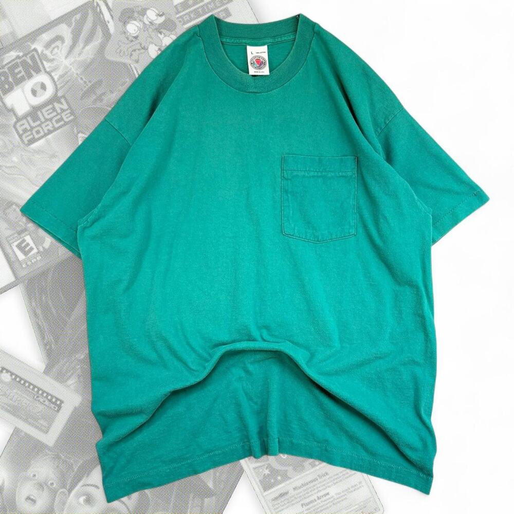90’s‎ Munsingwear World Class Comfort Blank Pocket Tee
